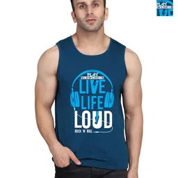 SLOWLORIS Men Typography 2 Printed Applique Slim Fit T-shirt-image-37