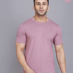 WOOSTRO Men Pack Of 2 Solid Round Neck Cotton Slim Fit T-shirts-image-86