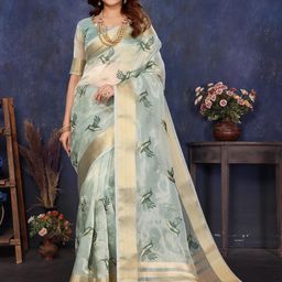 Varanga Ethnic Motifs Zari Tissue Saree-picture-23