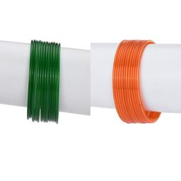 SOMIL Green Alloy Bangles-image-20
