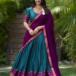 LOOKNBOOK ART Ready to Wear Lehenga & Unstitched Blouse With Dupatta-27