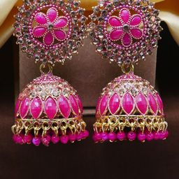 Anouk Contemporary Jhumkas Earrings-8