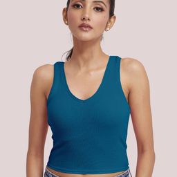 The Cloth Crow Cotton Tank Crop Top-image-97