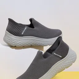 Aqualite Men Woven Design Slip-On Sneakers-image-15