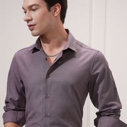 HIGHLANDER Men Comfort Slim Fit Opaque Casual Shirt-image-50