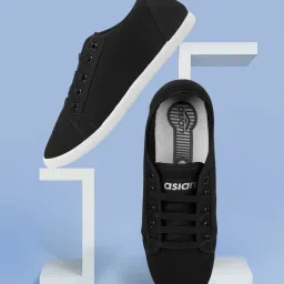 Spicy-51 Black Casual Shoes,Canvas Shoes,Sneakers,Laceup Shoes,Walking Casuals For Women-image-50