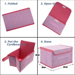 Kuber Industries Pink Set of 1 Regular Drawer Organiser Organisers image 3