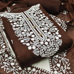 Leeza Store Unstitched Dress Material-image-91