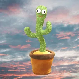 Latest Dancing Cactus Repeat, Talking Toy, Repeat+Recording+Dance+Sing, Wriggle-image-11