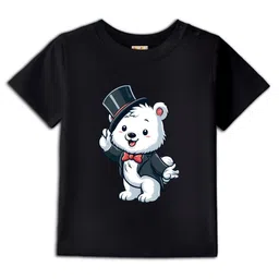 BLUSHES Kids Graphic Printed Round Neck Cotton T-shirt-image-21