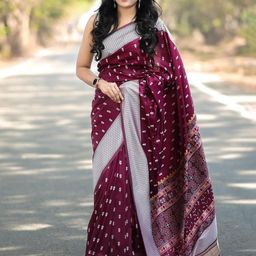 SHOP DROP Woven Design Pure Silk Designer Banarasi Saree-image-91