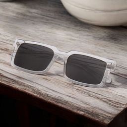 Ted Smith Unisex Rectangle Sunglasses with Polarised and UV Protected Lens-38