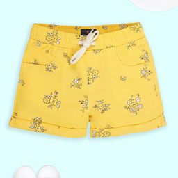 KiddoPanti Girls Printed Hot Pants Shorts-image-14