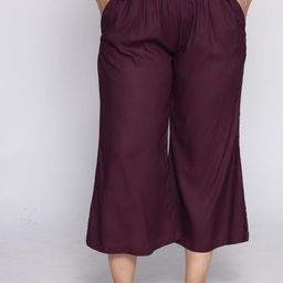 LetsDressUp Solid Straight Fit Palazzos-image-77