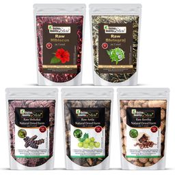 Online Quality Store Set Of 5 Amla Reetha Shikakai Bhringraj Hibiscus Hair Mask 200g Each-39