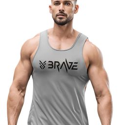 3Colors Dry-Fit Sleeveless Gym Vest VEST-NCUT-BRAVE-GREY_M-image-94
