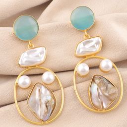 Ozanoo Teardrop Shaped Drop Earrings-28
