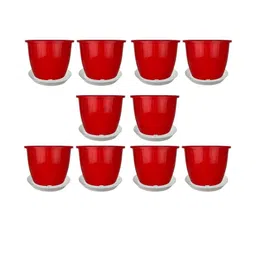 8 Inch Duro Pot for Plants with Saucer Tray-25