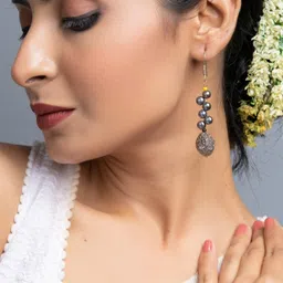 Look and Adorn Spherical Drop Earrings-57