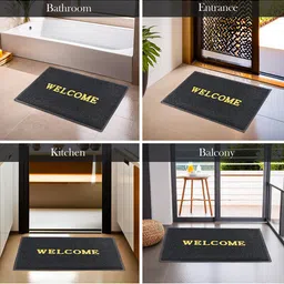 Kuber Industries Pack of 2 Rubber Large Doormats image 2