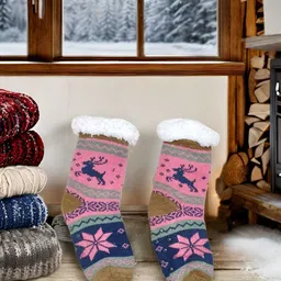 Butterthief Kids Patterned Calf Length Socks-17
