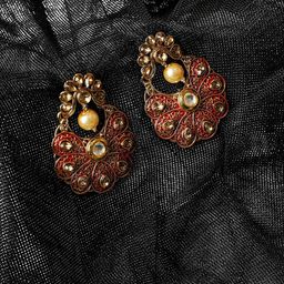 Anouk Gold Plated Contemporary Drop Earrings-54