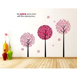 LANSTICK Pink Printed Waterproof Wallpaper-13
