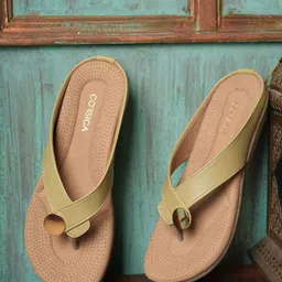 CORSICA Women Open Toe Flats with Buckles-7