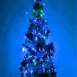 KAVYARA Blue Rice Shape 22 LED String Light-40