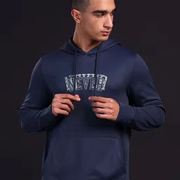 Technosport Men Typography Printed Hooded Sweatshirt-image-17