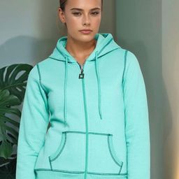 ZYNG Women Hooded Front-Open Sweatshirt-image-53