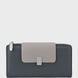 Lino Perros Women Textured Buckle Detail Two Fold Wallet-8