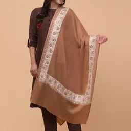 Tweedle Women Floral Embroidered Shawl-image-26