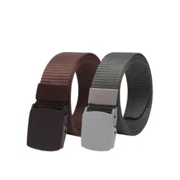 Niddleman Men Set of 2 Textured Belt-image-12