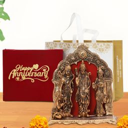 INTERNATIONAL GIFT Brown Ram Darbar Religious Idol Showpiece-image-87