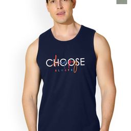 SLOWLORIS Pack Of 2 Printed Combed Cotton Gym Vests VSL26 CMB(CHS NAVY)(CHS LGTGREEN)-image-56