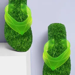 ADJ Men Green Flip Flops-picture-18
