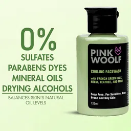 PINK WOOLF Set Of 3 Pampering Refreshing & Cooling Face Wash-120ml Each image 2