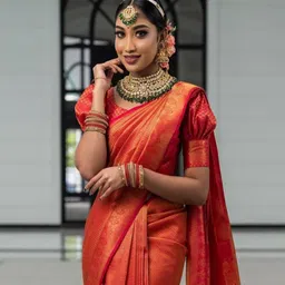 SANJANA SILK Ethnic MotifsKanjeevaram Saree-image-9