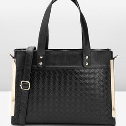 Mast & Harbour Textured Structured Shoulder Bag-54