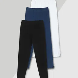 max Girls Pack Of 3 Ankle-Length Leggings-image-17