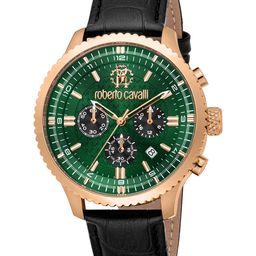 Roberto Cavalli Men Dial & Leather Straps Analogue Automatic Watch RC5G127L0035-image-76