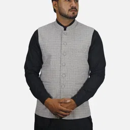 GARGIAN Master Cut Men Grey Polyester Jackets-picture-34