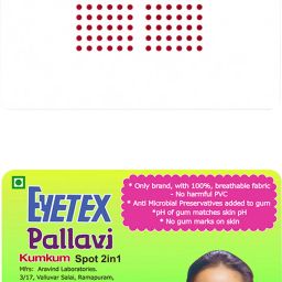 Pallavi Sticker Kumkum Forehead Maroon Bindis-image-12