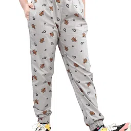 UNOseven Girls Printed Pure Cotton Joggers-34