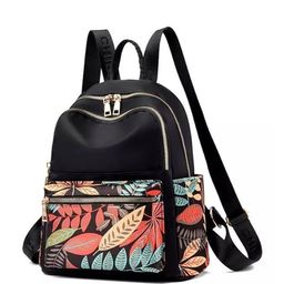 CLASSIC SMUGGLER Women Half Leaf Style Graphic Printed Backpack-image-59