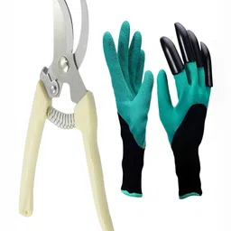 DeoDap 3-Pcs Blue & Black Garden Tools-image-91
