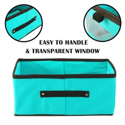 Kuber Industries Green Set of 3 Regular Multi-Utility Organisers image 5