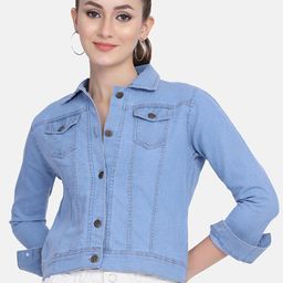 BUY NEW TREND Women Lightweight Denim Jacket with Patchwork-picture-38