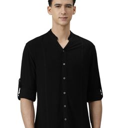 IDENTITI Men Slim Fit Opaque Casual Shirt-image-69